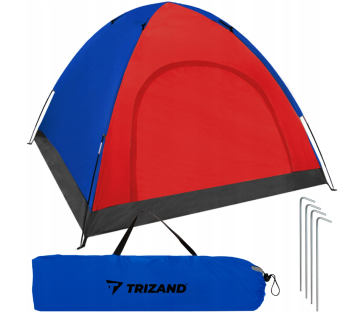 Turistický stan pro 4 osoby s moskytiérou Trizand 190x123 cm