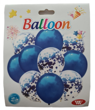 Sada barevných balónků - 10ks  Barevné provedení: modré