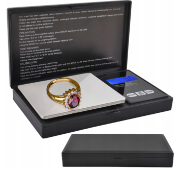 Elektronická váha na šperky, koření LCD 500g/0,1g
